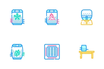 Acessório de filtro de ar Pacote de Ícones