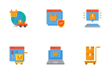Shopping en ligne Pack d'Icônes