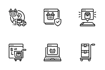 Shopping en ligne Pack d'Icônes