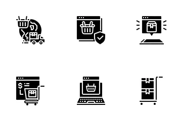 Shopping en ligne Pack d'Icônes