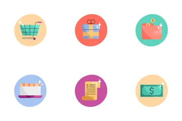 Shopping en ligne Icon Pack