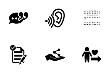 Active Listening Icon Pack
