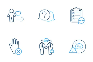 Active Listening Skills Icon Pack