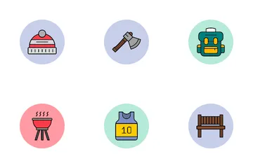 Actividades al aire libre Icon Pack