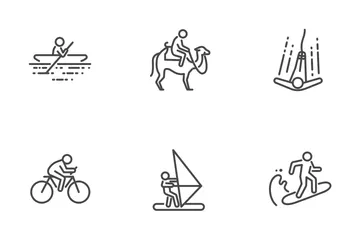 Activités de voyage Icon Pack