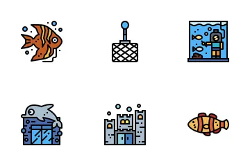 Acuario Paquete de Iconos