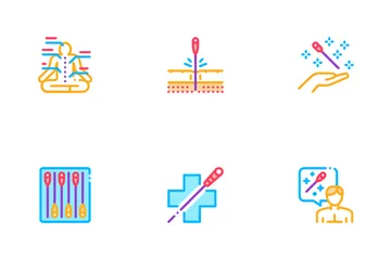 Acupuncture Therapy Icon Pack