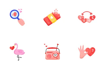 Adesivi d'amore Icon Pack