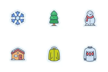 Adesivo de inverno Icon Pack