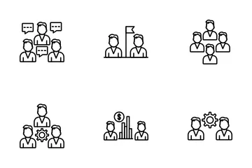 Administração de Empresas Pacote de Ícones