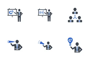 Administración de Empresas Paquete de Iconos