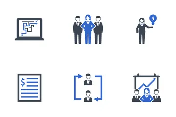 Administración de Empresas Paquete de Iconos