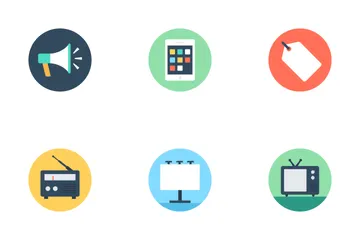 Advertising And Media  Icon Pack