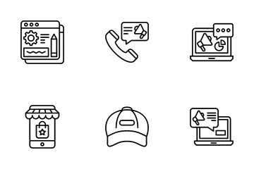 Advertising And Media Icon Pack
