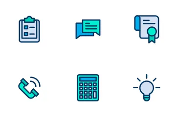 Advertising - Lineal Color Icon Pack