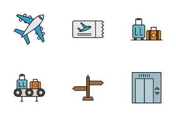 Aeropuerto Icon Pack