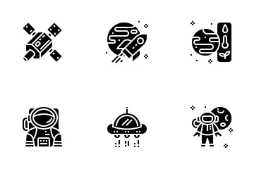 Aerospace And Astronomy Icon Pack