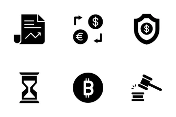 Affaires et finances Icon Pack