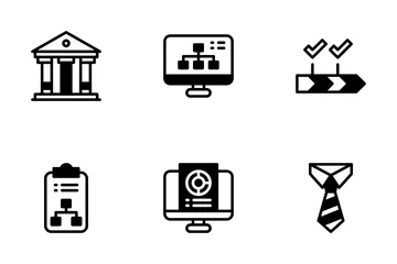 Affaires et finances Icon Pack