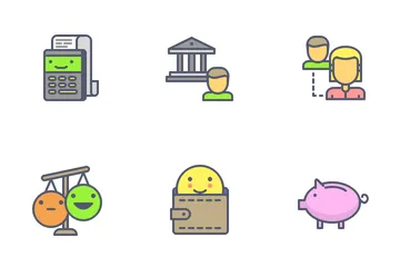 Affaires et finances Icon Pack