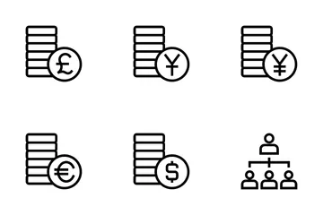 Affaires et finances Vol 10 Pack d'Icônes