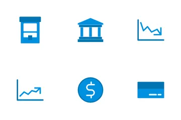 Affaires financières Pack d'Icônes