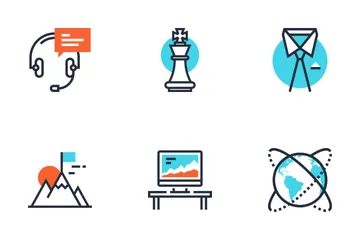  Business aziendale Icon Pack