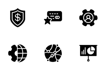 Affari e finanza Icon Pack