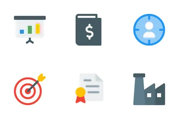 Affari e finanza Icon Pack