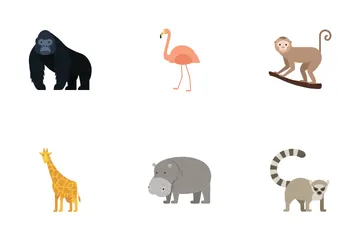 African Animals Icon Pack