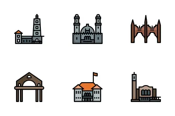 African Capitals Icon Pack