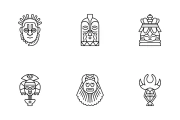 African Masks Icon Pack