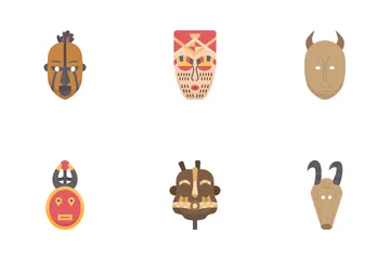 African Masks Icon Pack