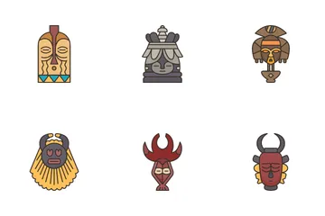 African Masks Icon Pack