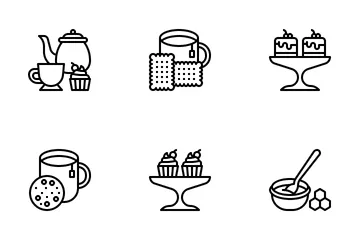 Afternoon Tea Icon Pack