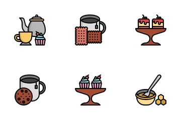 Afternoon Tea Icon Pack