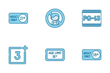 Age Restriction Icon Pack