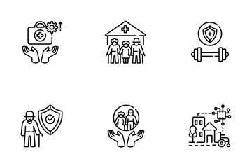 Ageing Society Icon Pack
