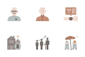 Ageing Society Icon Pack
