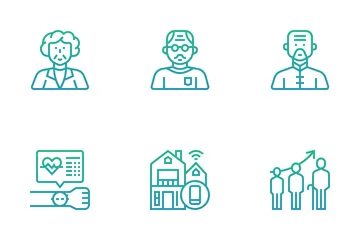 Ageing Society Icon Pack