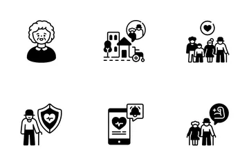Ageing Society Icon Pack