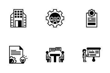 Agencia Paquete de Iconos