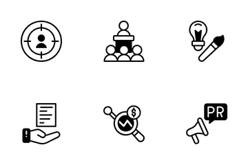 Agencia Paquete de Iconos