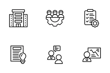 Agencia Paquete de Iconos