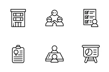 Agencia Paquete de Iconos