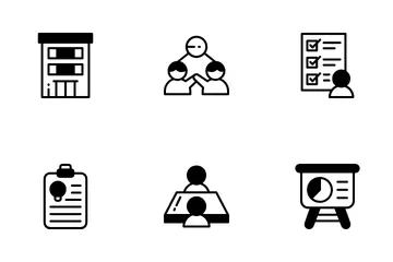 Agencia Paquete de Iconos