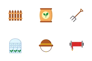 Agricultura e jardinagem Icon Pack