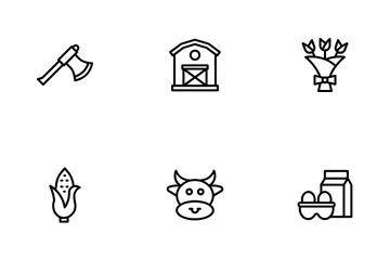 Agricultura e jardinagem Icon Pack