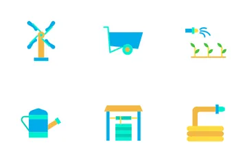 Agriculture And Farmer Icon Pack