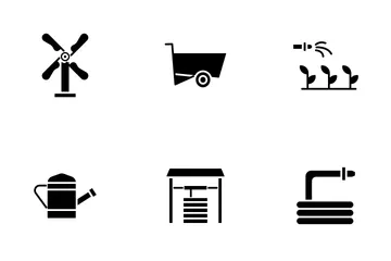 Agriculture And Farmer Icon Pack